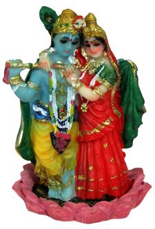 Radha Krishna Lotus 2.5"